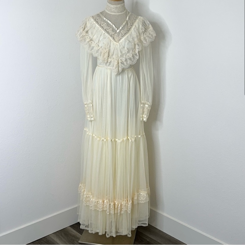 Gunne Sax vintage boho Victorian dress